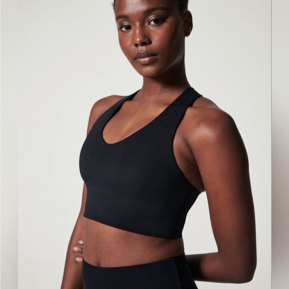 NWT SPANX Longline 50219R Medium Impact Sports Bra - Picture 7 of 9